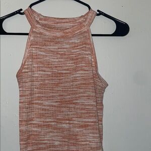 Women's Sleeveless Orange Top